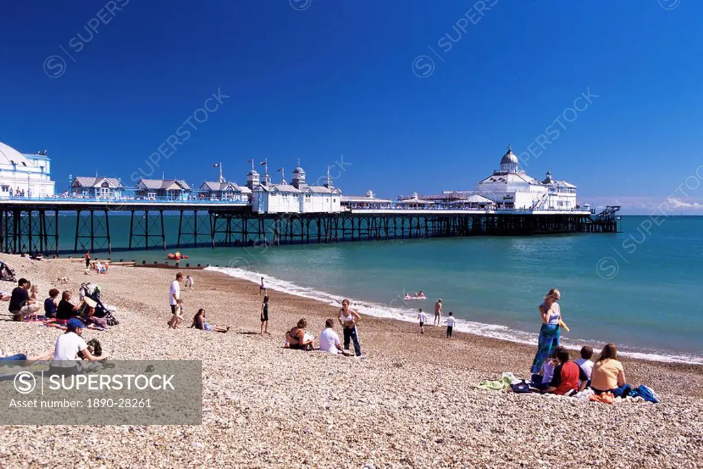 The beach, Eastbourne, East Sussex, England, United Kingdom, Europe