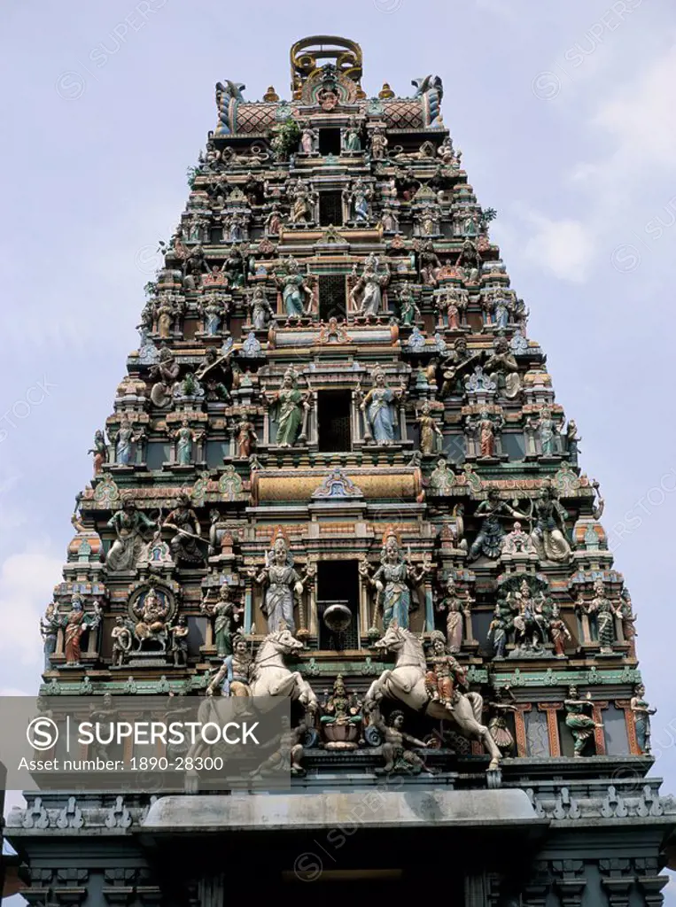 Sri Mahamariamma, Hindu temple, Kuala Lumpur, Malaysia, Southeast Asia, Asia