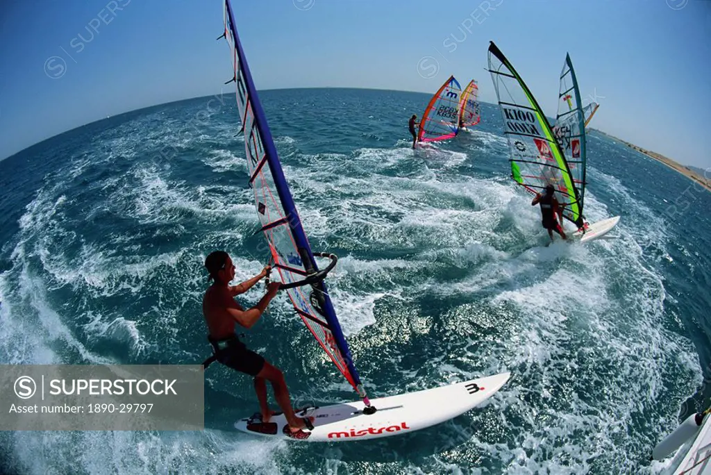 British Windsurfing Team sailing round the world