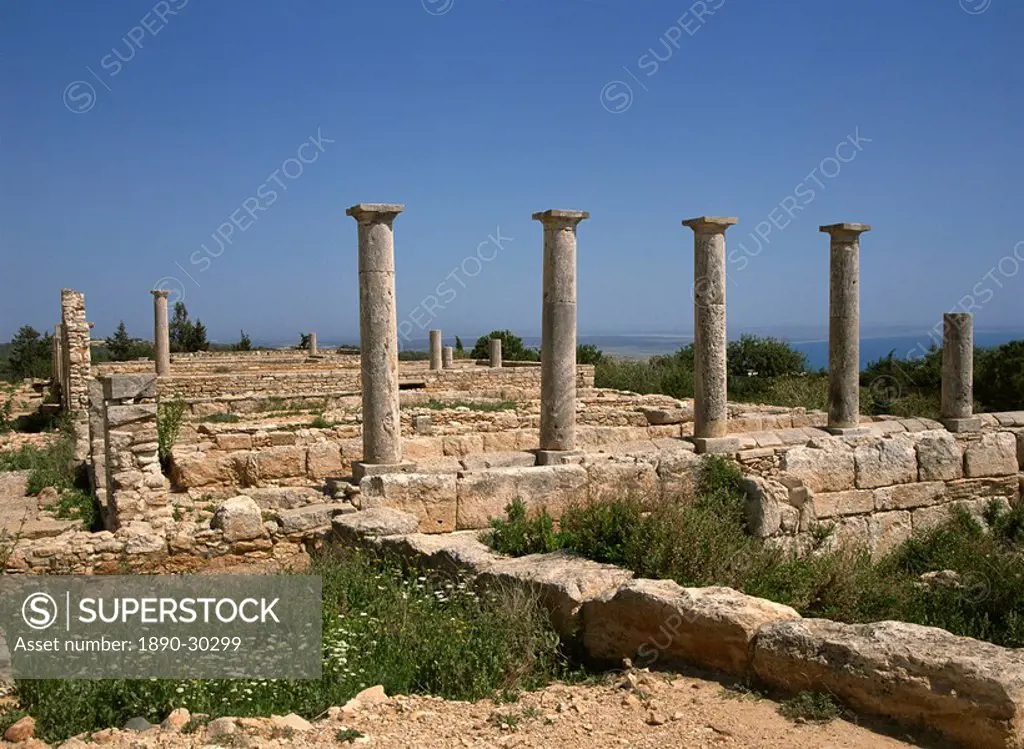 Ruins of the temple of Apollo_Hylates God of Woodland, Cyprus, Europe
