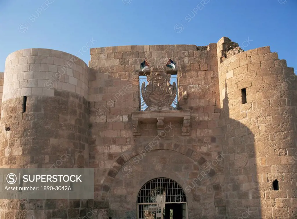 Fort built in the 14th century by the Egyptian Mamluke sultans, Aqaba, Jordan, Middle East