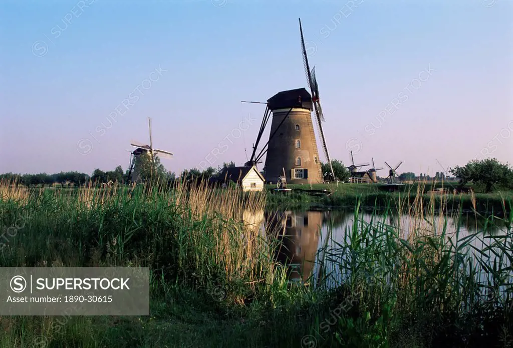 Kinderdijk, UNESCO World Heritage Site, Holland, Europe