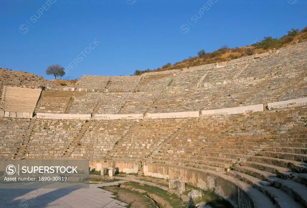 Roman theatre, Ephesus, Anatolia, Turkey, Asia Minor, Asia