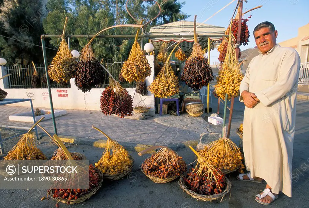 Man selling dates, Palmyra, Syria, Middle East