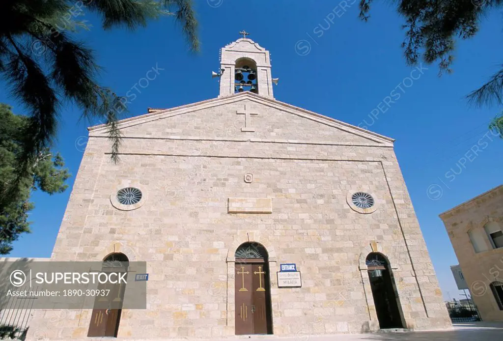 St. George Greek Orthodox Christian church, Madaba, Jordan, Middle East