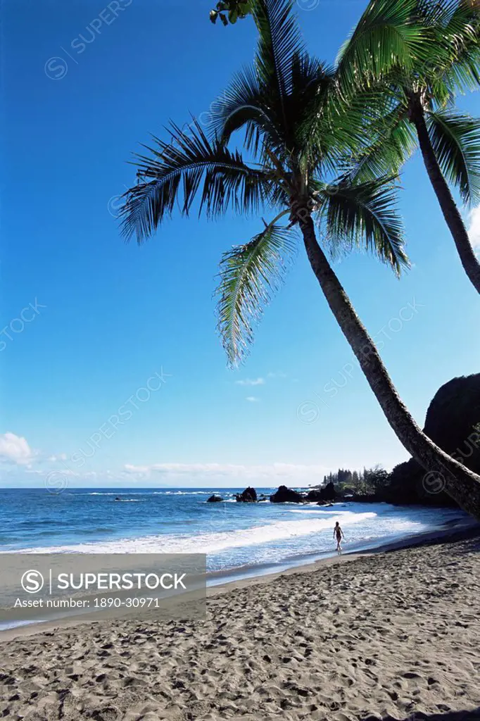 Beach, Hana Coast, Maui, Hawaii, Hawaiian Islands, United States of America, Pacific, North America