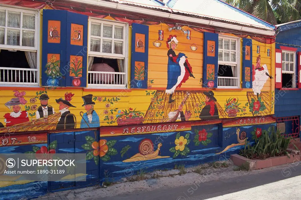 L´Escargot Restaurant, Phillipsburg, St. Maarten, Leeward Islands, West Indies, Caribbean, Central America