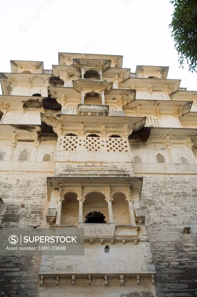 Juna Mahal Fort, Dungarpur, Rajasthan state, India, Asia