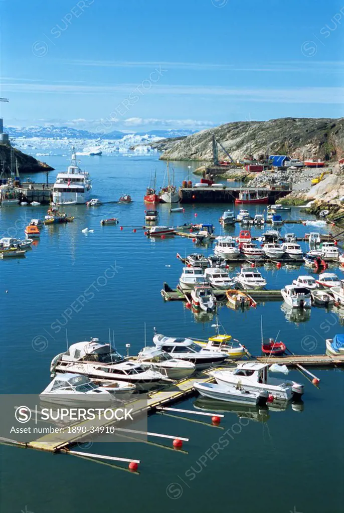 Ilulissat, formerly Jacobshavn, Disko Bay, west coast, Greenland, Polar Regions