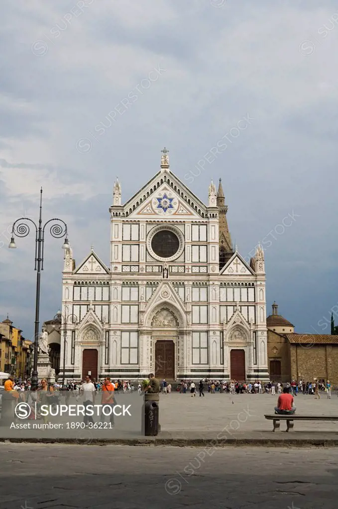 Santa Croce church, Florence Firenze, UNESCO World Heritage Site, Tuscany, Italy, Europe