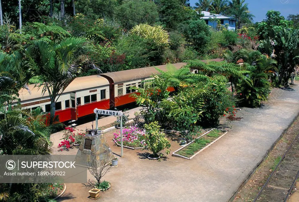 Kuranda railway station, Kuranda, Queensland, Australia, Pacific