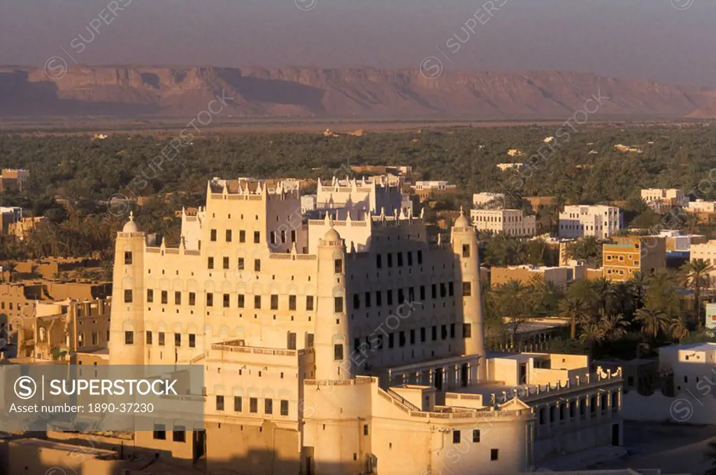 Sultan´s Palace, Say´un, Wadi Hadhramawt, Yemen, Middle East