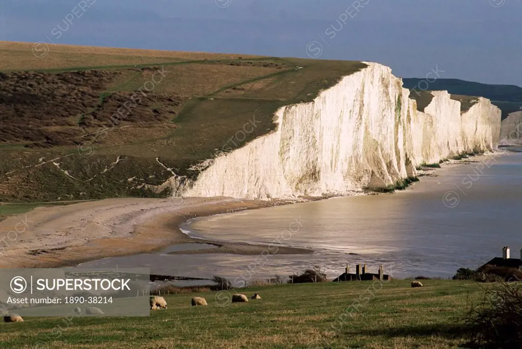 The Seven Sisters, East Sussex, England, United Kingdom, Europe