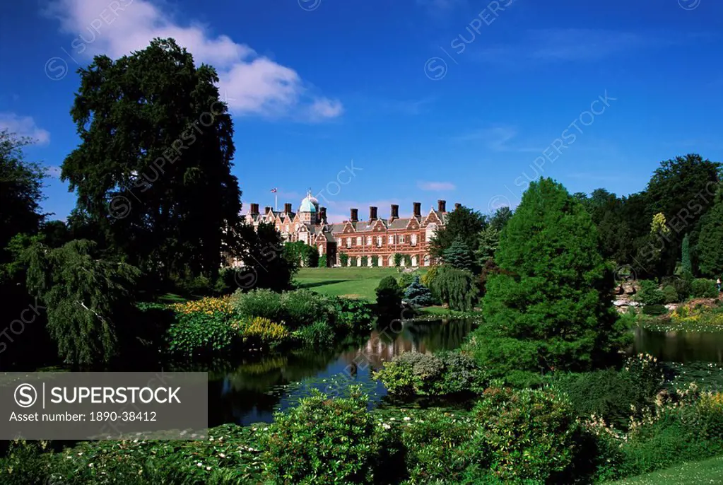 Gardens and Sandringham House, Sandringham, Norfolk, England, United Kingdom, Europe
