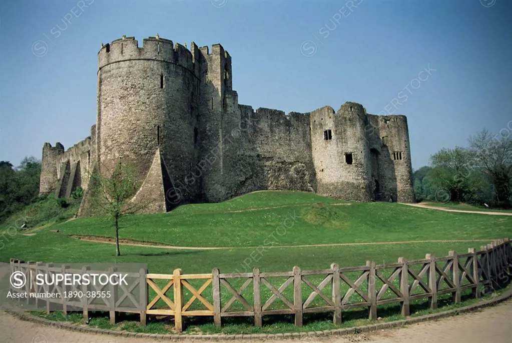 Chepstow Castle, Monmouthshire, Wales, United Kingdom, Europe