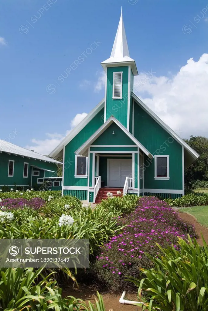 Ke Ola Mau Loa church, Waimea, Island of Hawaii Big Island, Hawaii, United States of America, Pacific, North America