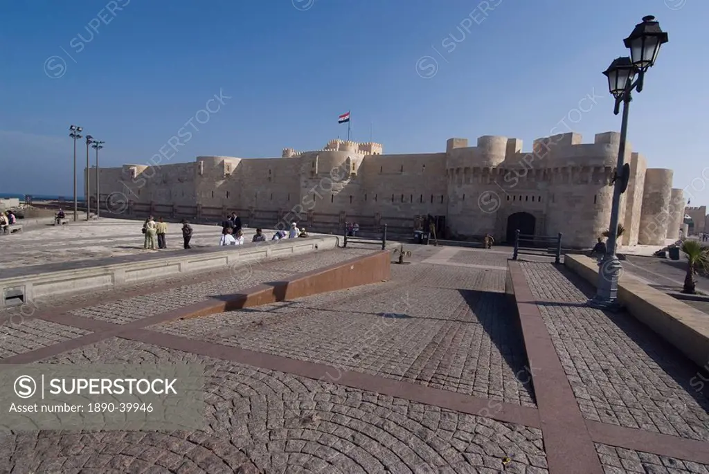 Fort and Harbour, Alexandria, Egypt, North Africa, Africa