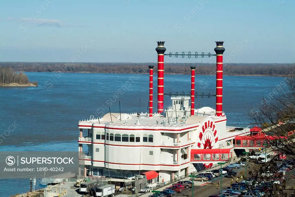 Casino on the Mississippi River, Vicksburg, Mississippi, United States of America, North America
