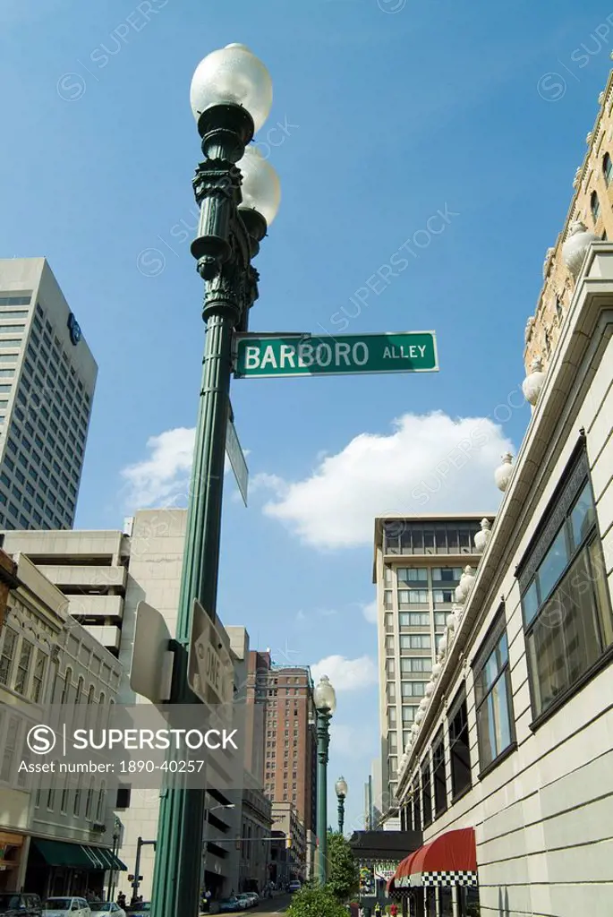 Second Street, Memphis, Tennessee, United States of America, North America