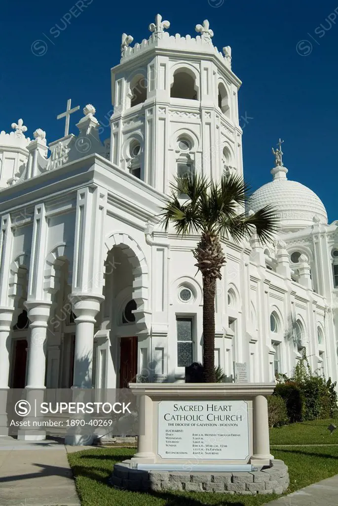 Sacred Heart Catholic Church, Historic District, Galveston, Texas, USA, North America