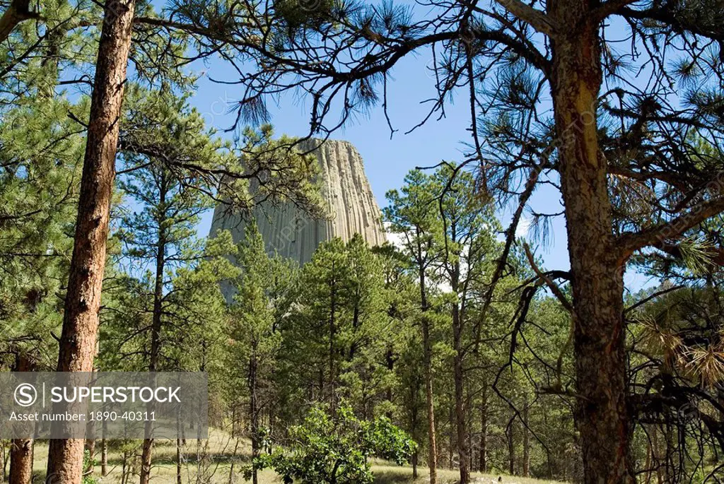 Devil´s Tower National Monument, Wyoming, United States of America, North America