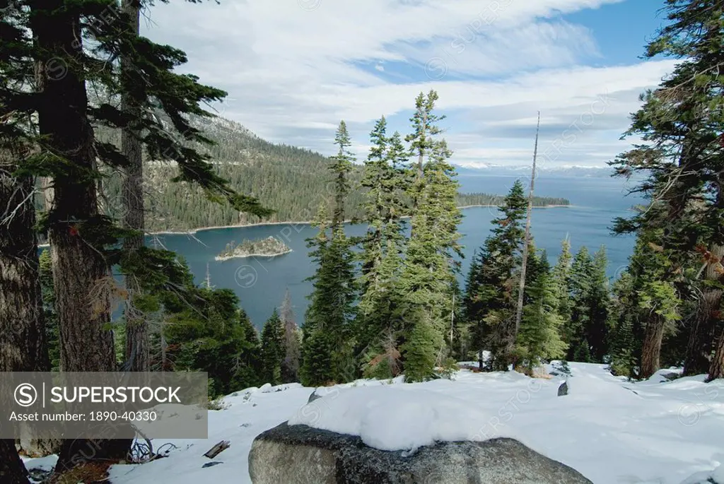 Emerald Bay, Lake Tahoe, California, United States of America, North America