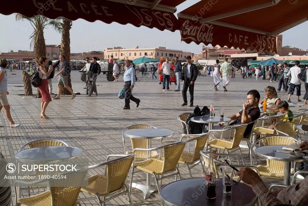L´Etoile Cafe, Jemaa el Fna, Marrakech, Morocco, North Africa, Africa