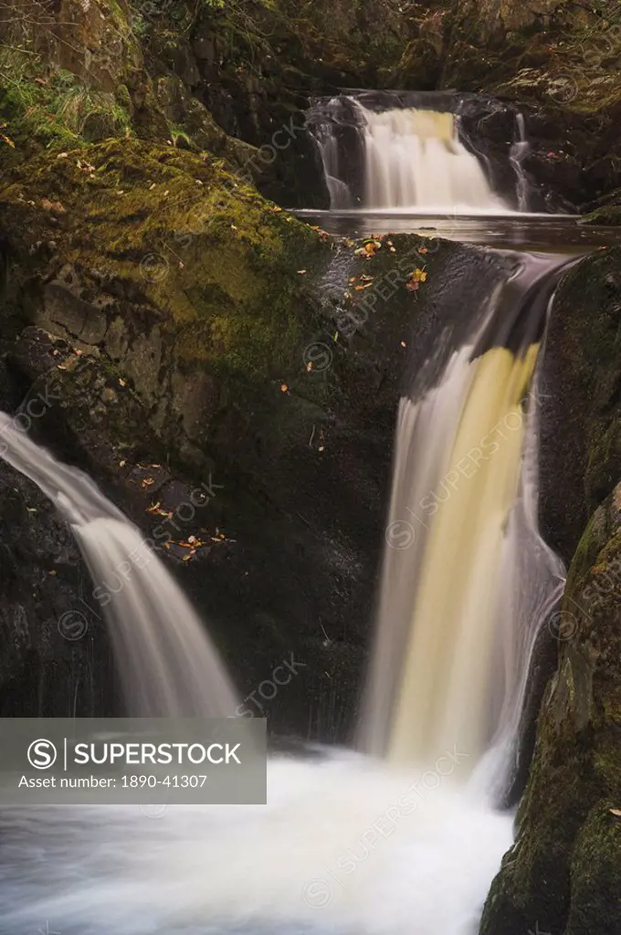 Pecca Falls, Ingleton waterfalls walk, Yorkshire Dales National Park, North Yorkshire, Yorkshire, England, United Kingdom, Europe