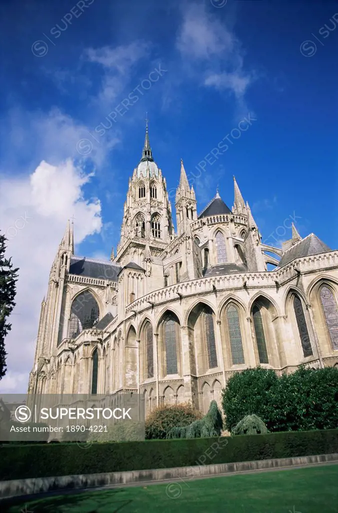 Notre Dame cathedral, Bayeux, Basse Normandie Normandy, France, Europe