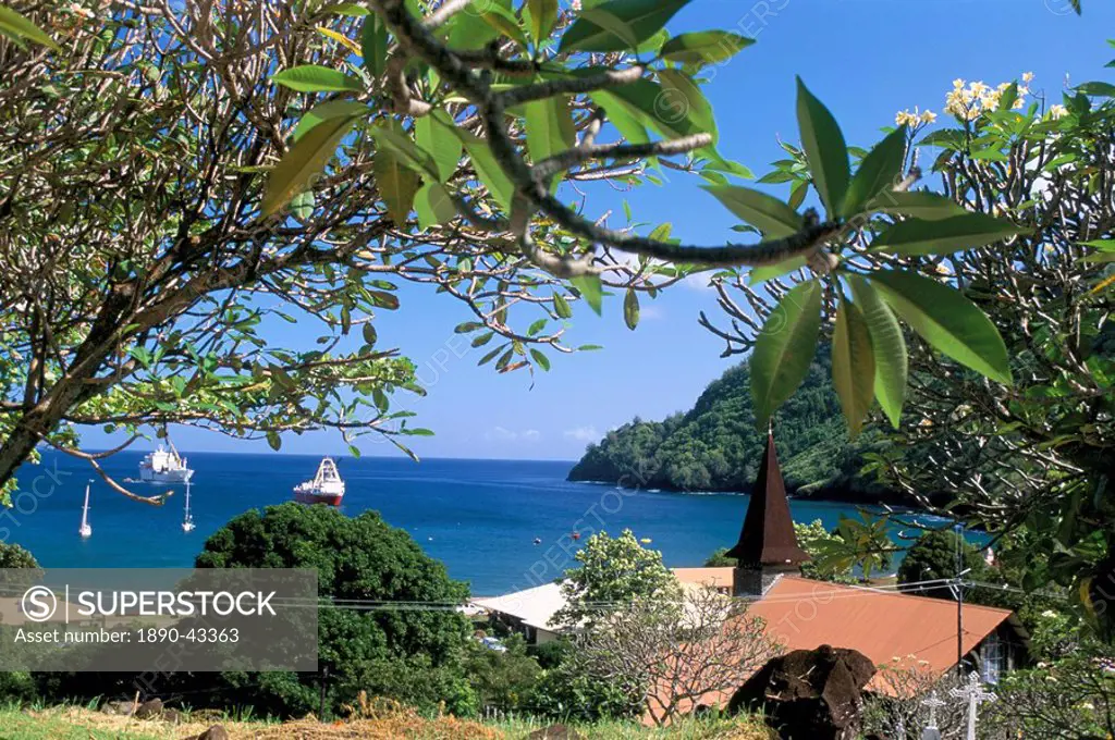 Vaitahu Bay, island of Tahuata, Marquesas Islands, French Polynesia, Pacific