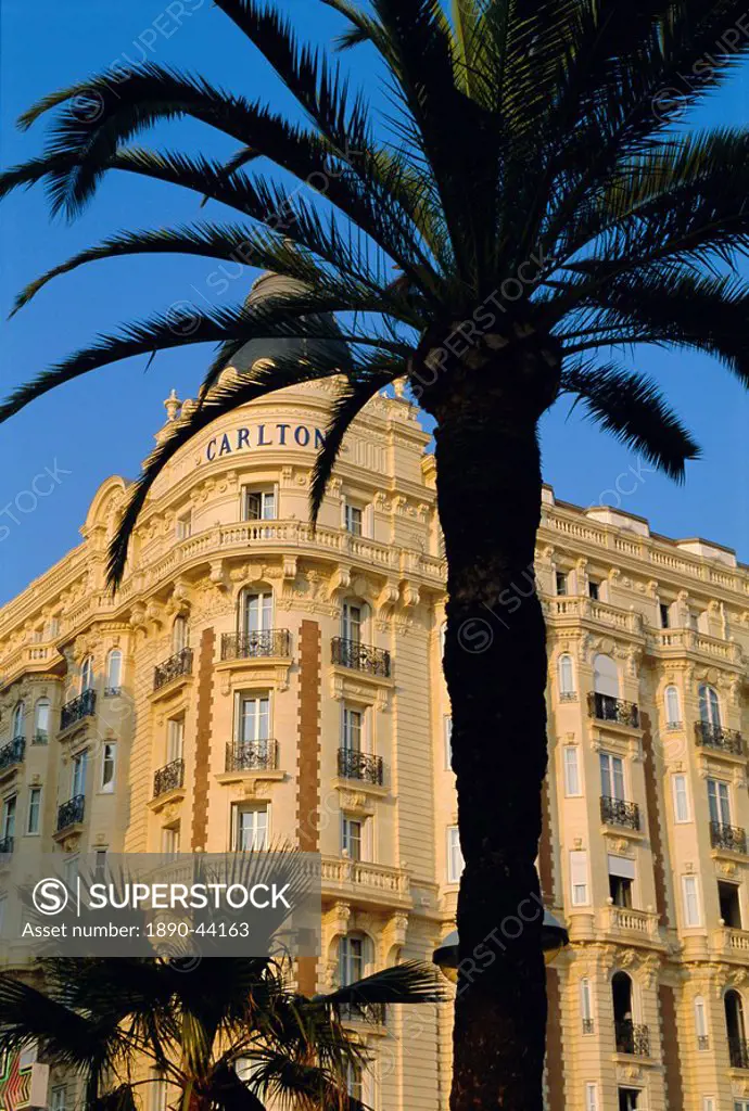 Hotel Carlton, Boulevard de la Croisette, Cannes, Cote d´Azur, Alpes_Maritimes, France