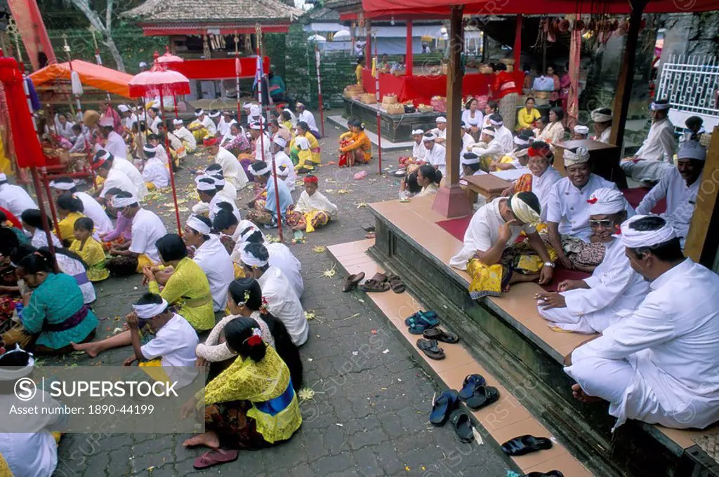 Batara Turum Kabeh ceremony, Hindu temple of Besakih, island of Bali, Indonesia, Southeast Asia, Asia