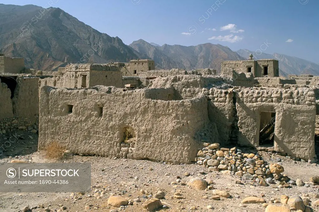Ghost town of Izki, near Nizwa, Sultanate of Oman, Middle East