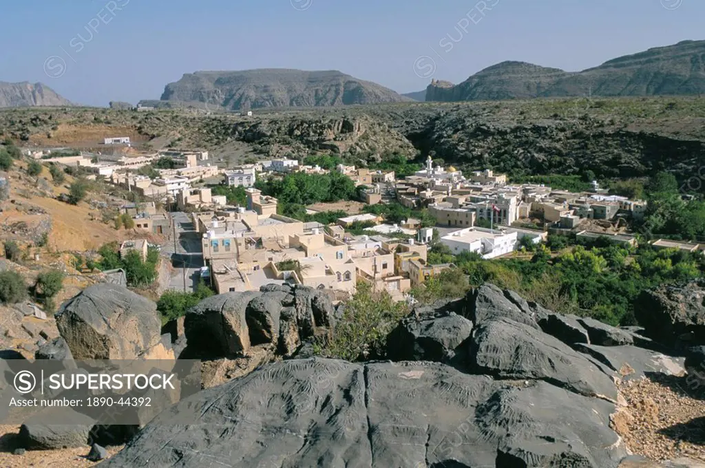 Village of Sayq, Al Jabal Al Akkar region, Hajar Mountains, Sultanate of Oman, Middle East