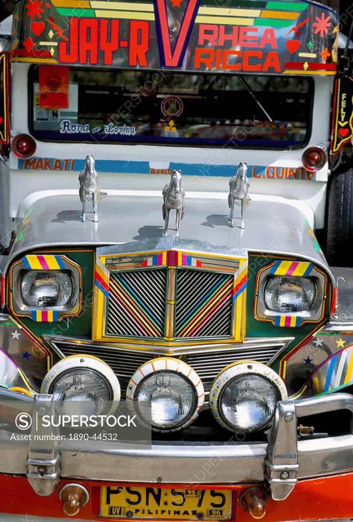 Jeepney, Manila, island of Luzon, Philippines, Southeast Asia, Asia