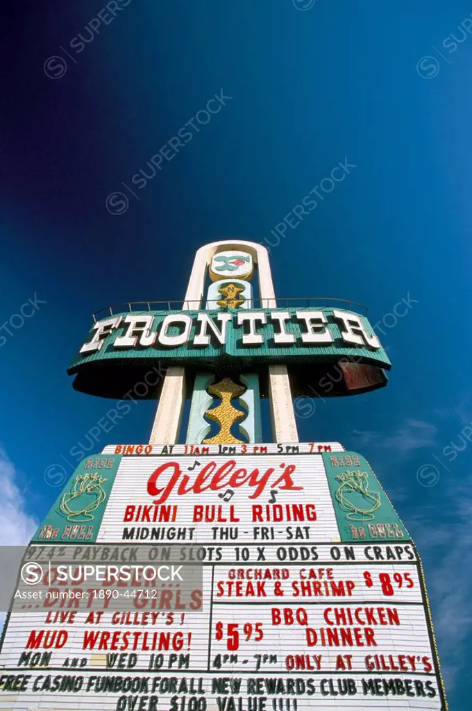 Sign, Las Vegas, Nevada, United States of America, North America