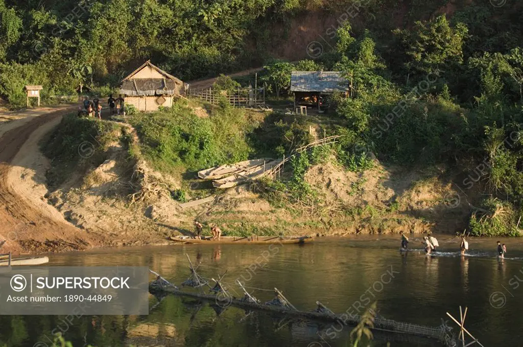 Village, Laos, Indochina, Southeast Asia, Asia