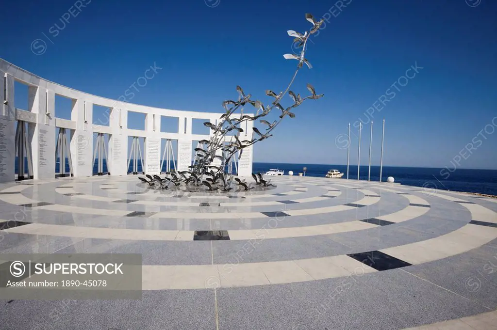 Air crash memorial, Sharm el Sheikh, Egypt, North Africa, Africa