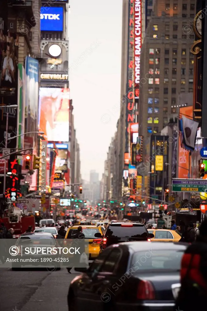 Street scene, Manhattan, New York, United States of America, North America