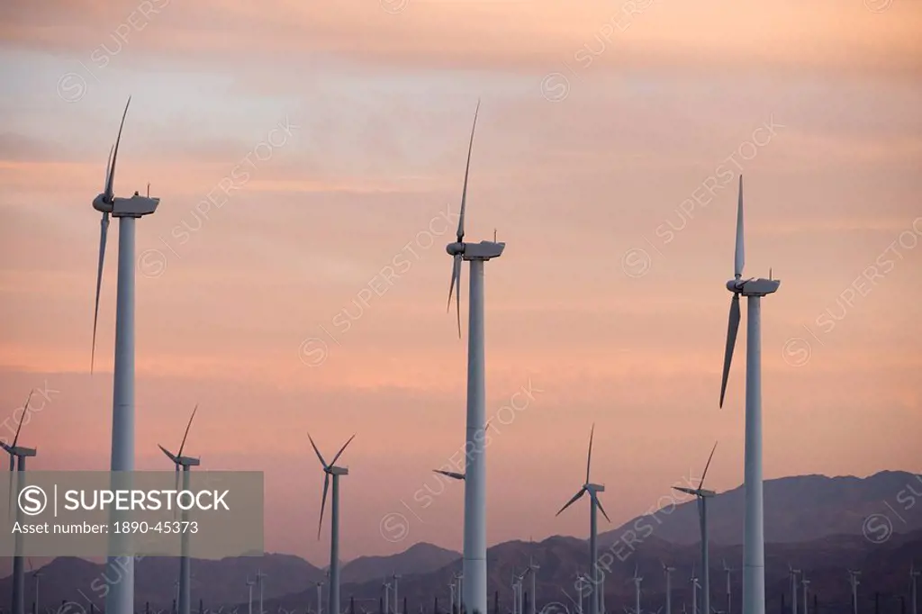Wind Farm, Palm Springs, United States of America, North America