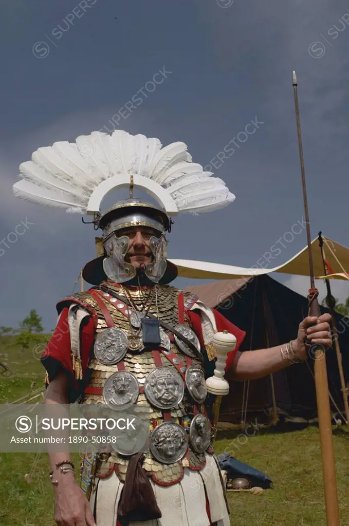 Roman re_enactment, Walltown, Northumberland, England, United Kingdom, Europe