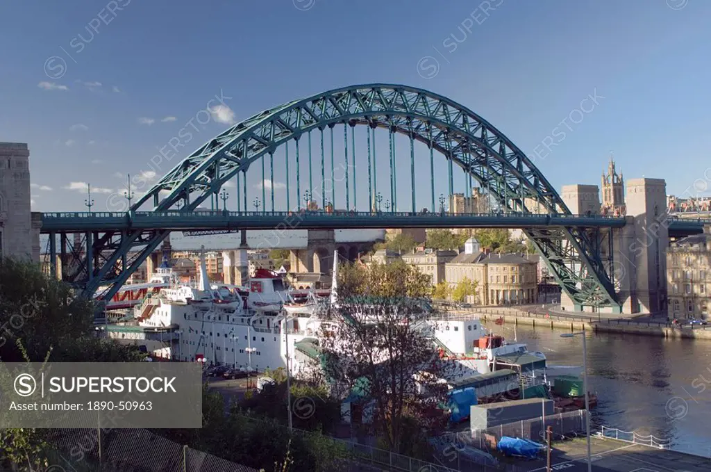 Tyne Bridge, Newcastle upon Tyne, Tyneside, England, United Kingdom, Europe
