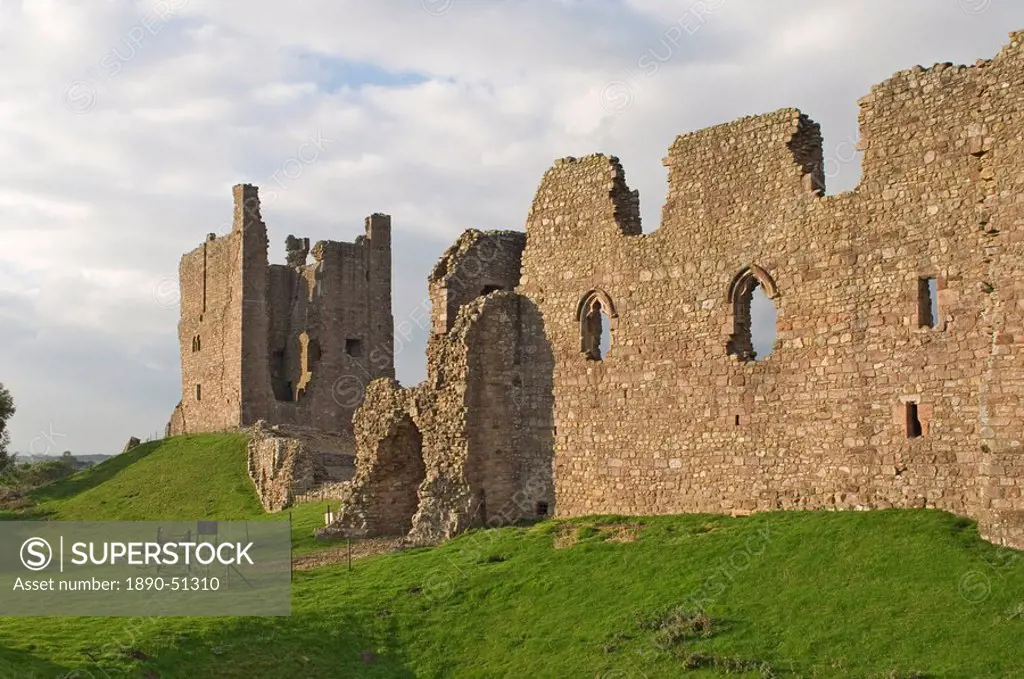 Brough Castle, dating back to the 11th century, believed to be the first stone built castle in England, and built within the earthworks of a Roman for...