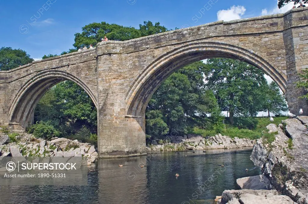 Devils Bridge, Kirkby Lonsdale, Cumbria, England, United Kingdom, Europe