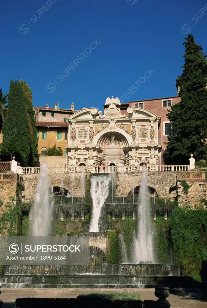 Villa d´Este, UNESCO World Heritage Site, Tivoli, Lazio, Italy, Europe