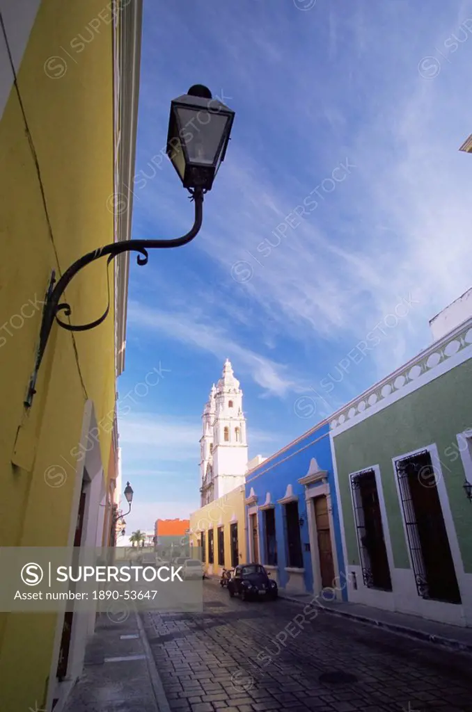 The Cathedral, Campeche City, Campeche, Mexico, North America