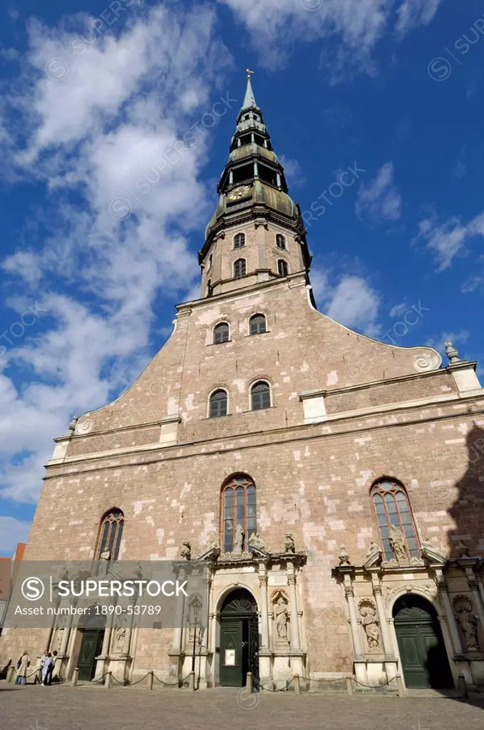 Church of St. Peter, Riga, Latvia, Baltic States, Europe