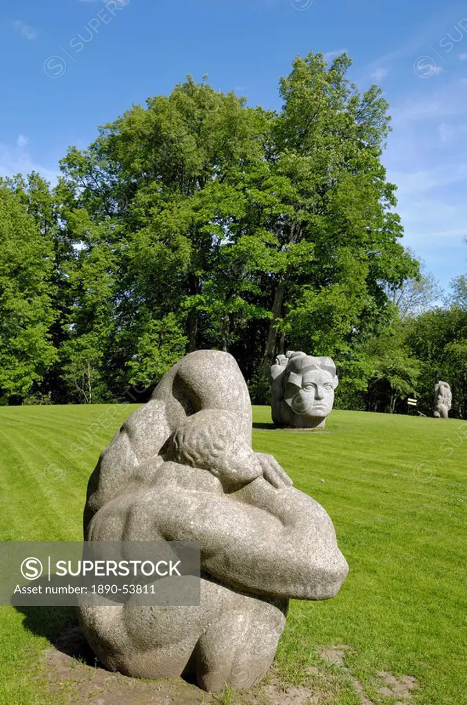 Sculpture Folklore Park, Turaida Museum Reserve, near Sigulda, Latvia, Baltic States, Europe