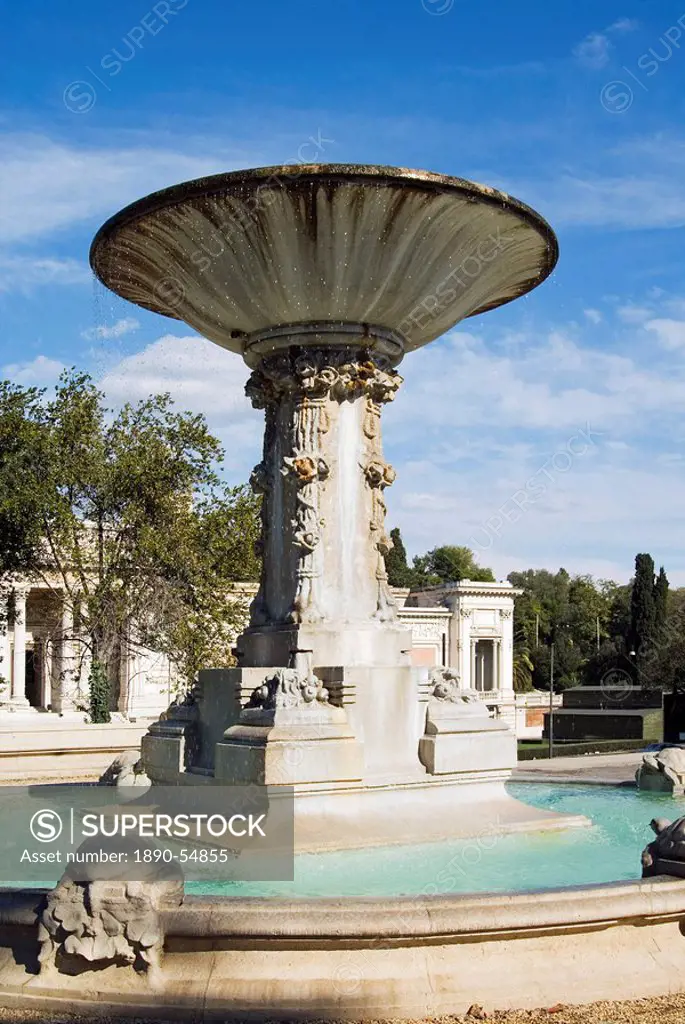 Fountain in Argan´s Esedra, Rome, Lazio, Italy, Europe