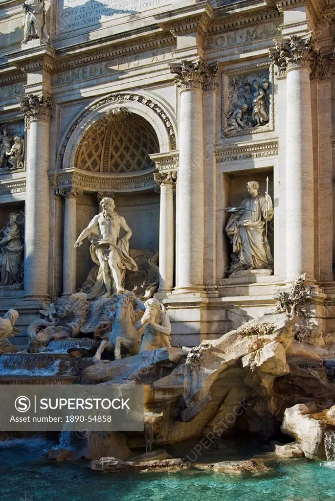 Trevi Fountain, Rome, Lazio, Italy, Europe